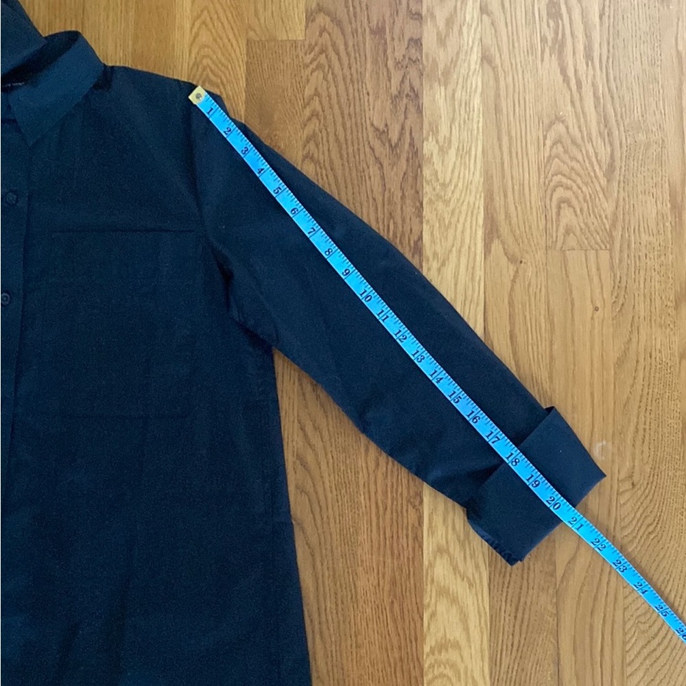 NWT Club Monaco Black Relaxed Shirt Dress Size S - Picture 12 of 14